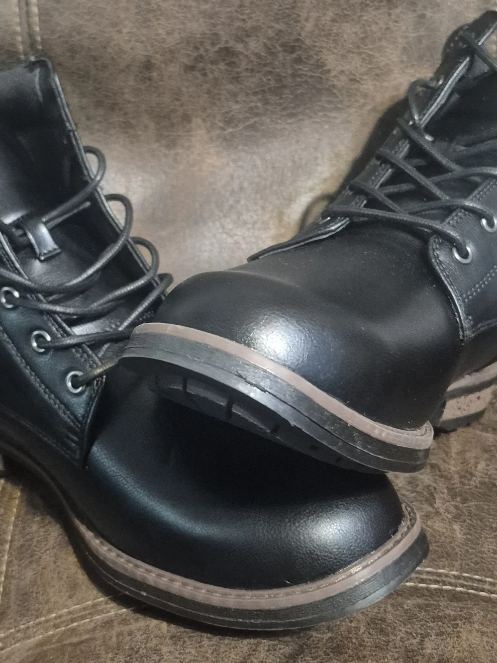 Goodfellow & Co Men's  Black Dress Lace-Up Boots
